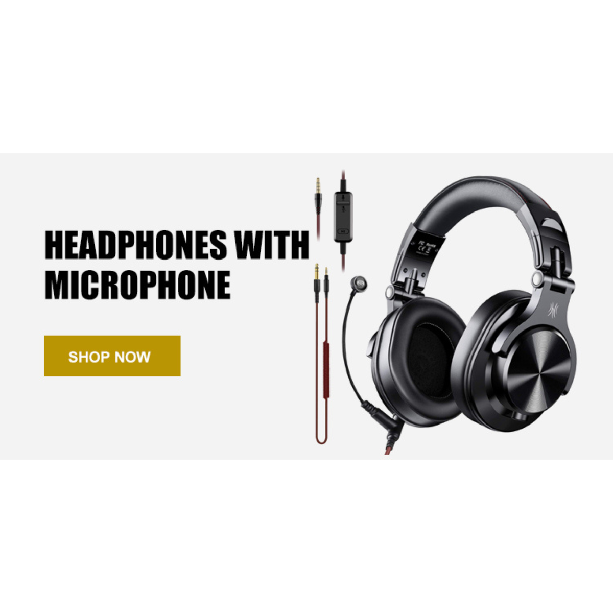 Oneodio Pro A71M Wired Headphones - Black