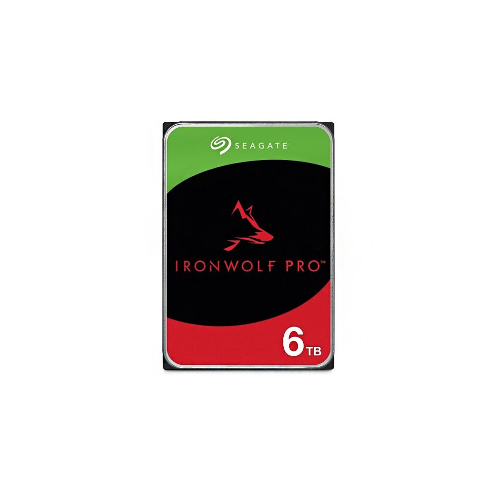 Seagate Ironwolf Pro ST6000NT001 6TB 3.5'' HDD NAS Drives 7200 RPM; SATA 6GB/s Interface; 256MB Cache;550TB/Year; Unlimited Bays