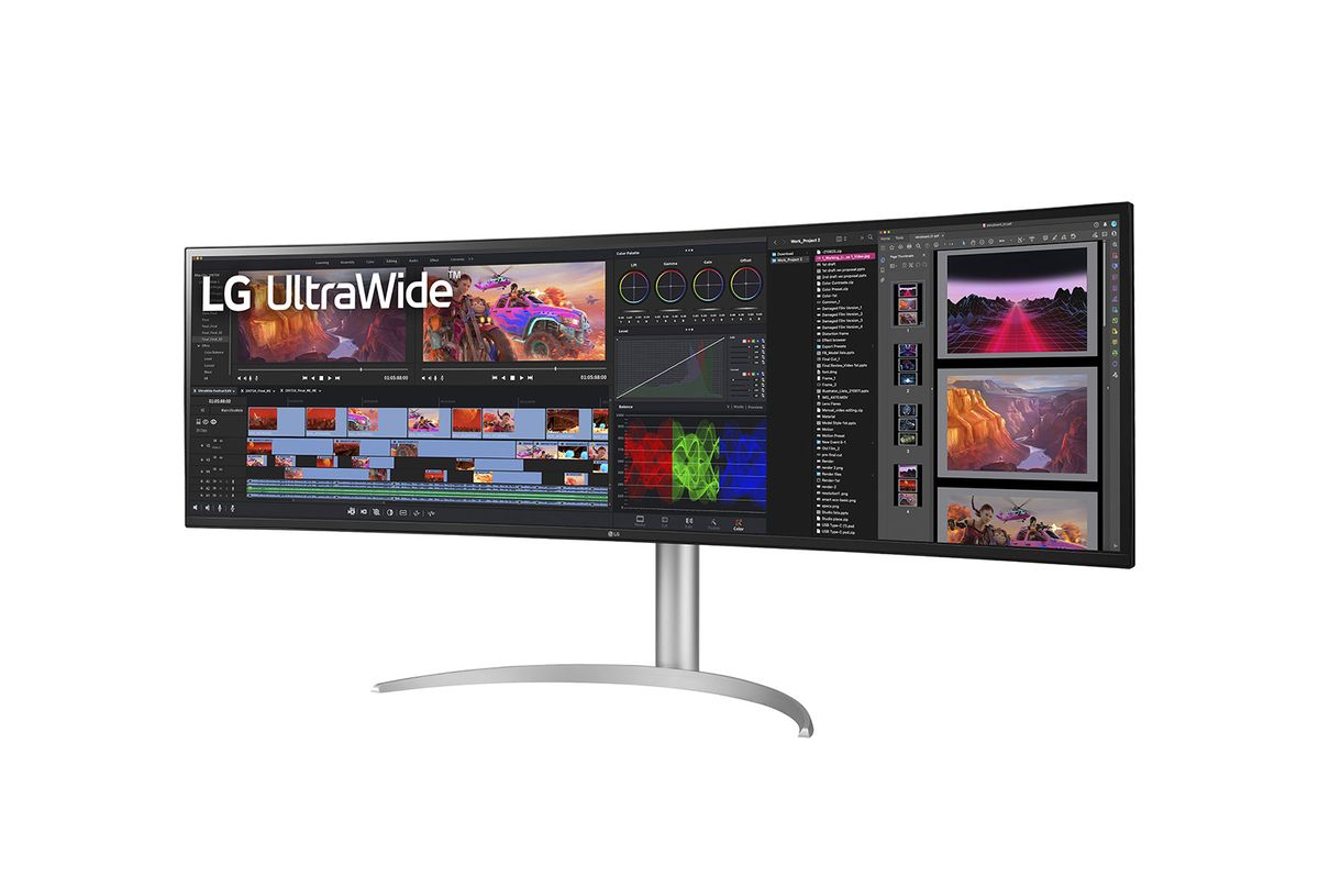 LG 49" Ultrawide Curved QHD Nano IPS Monitor 144Hz - 49WQ95C