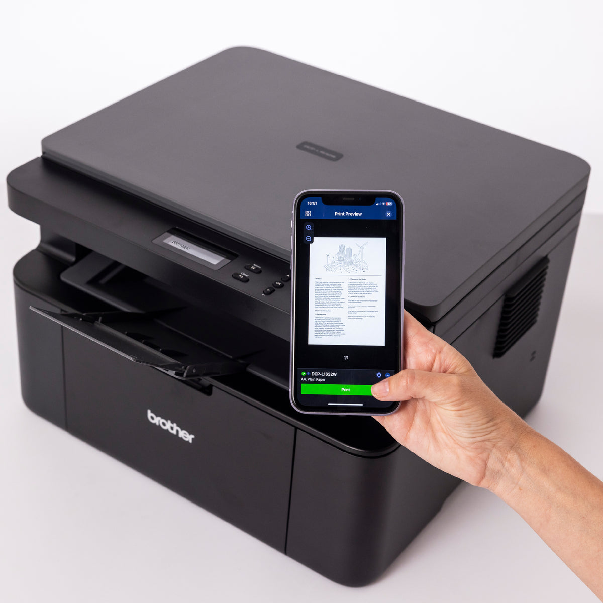 Brother Mono Laser 3-in-1 Print/ Copy & Scan/ Wireless (3YR Carry in)