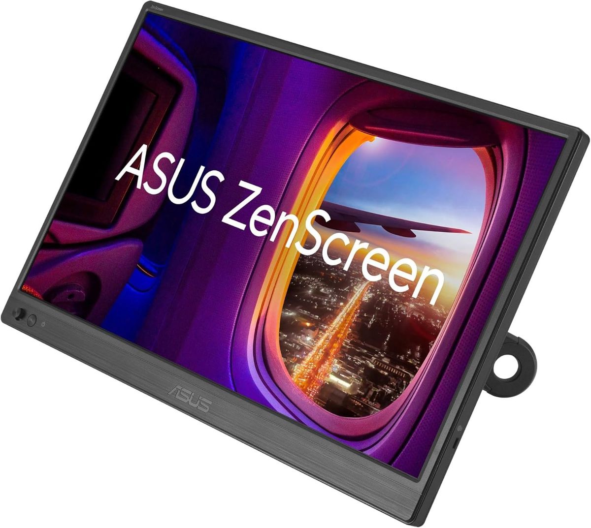 ASUS ZenScreen MB169CK Portable USB Monitor- 16 inch (15.6 inch viewable); Full HD; IPS; dual USB Type-C; Flicker Free; Blue Lig