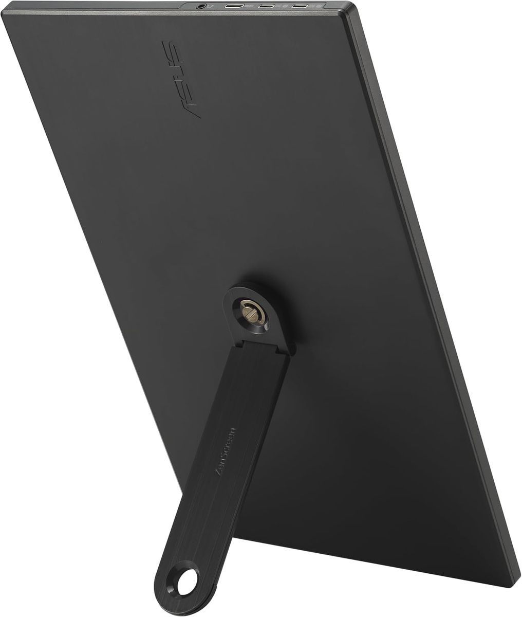ASUS ZenScreen MB169CK Portable USB Monitor- 16 inch (15.6 inch viewable); Full HD; IPS; dual USB Type-C; Flicker Free; Blue Lig