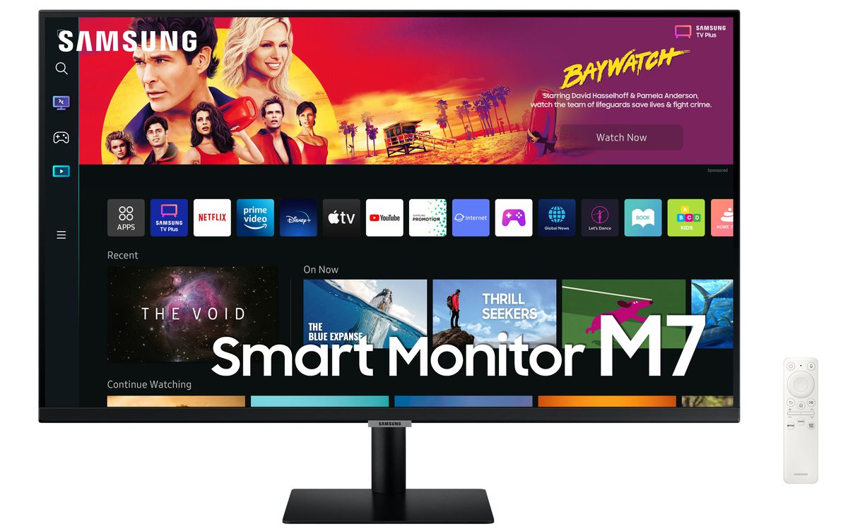 Samsung LS32BM700; 32'' UHD Flat Smart Monitor; 3840x 2160; 8ms; 60Hz; 2xx HDMI; 3x USB; 1x USB-C; Bluetooth; WiFi; Speaker