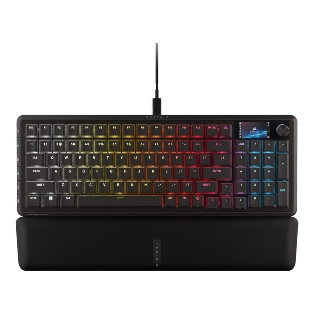 Corsair VANGUARD PRO 96% Hall Effect Gaming Keyboard - MGX Hyperdrive magnetic switches - Black.
