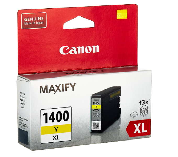 Canon-Ink-PGI-1400XL Y-MB2040/ MB2140/ MB2340/ MB2740- Yield 900