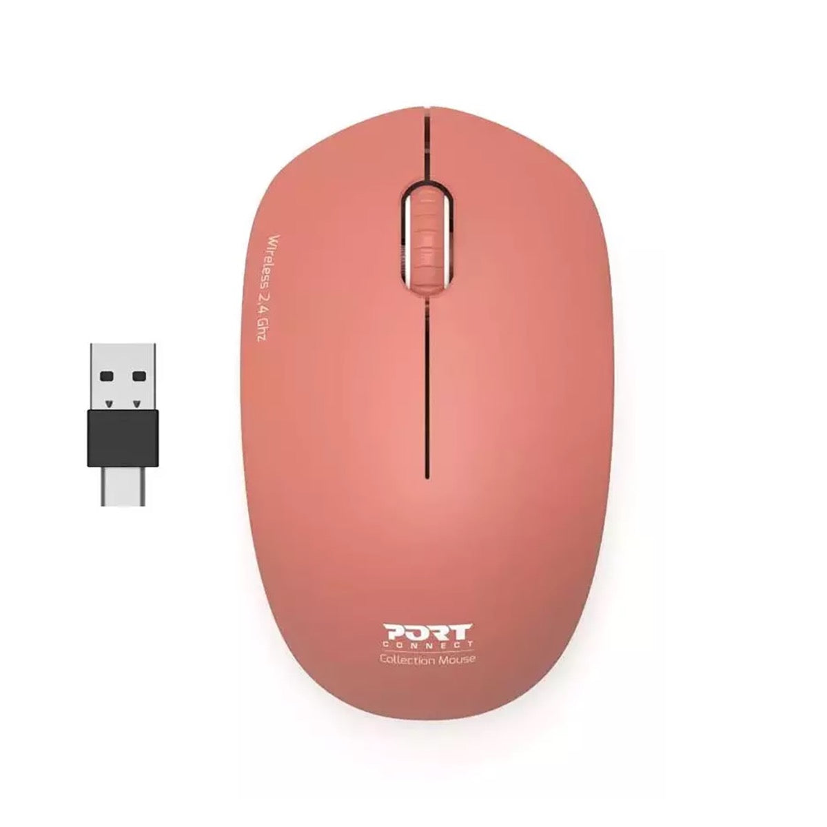 PORT MOUSE COLLECTION WIRELESS - TERRACOTA-0