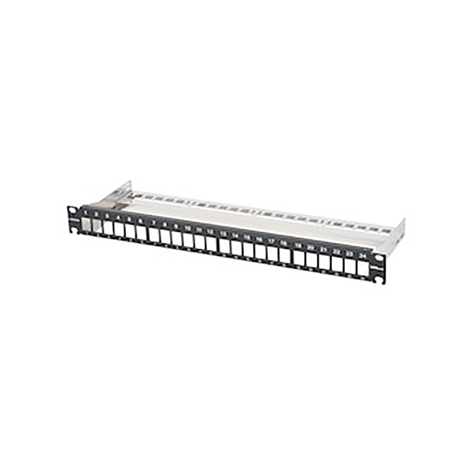 Corning VOL 24-Port Empty 1U Black Patch Panel-0