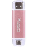 TRANSCEND 1 TB ESD310C USB3.2 TYPE C & A (USB 10Gbps) OTG COMPACT PORTABLE SSD  - Read 1050MB/s Write 950 MB/s - Pink