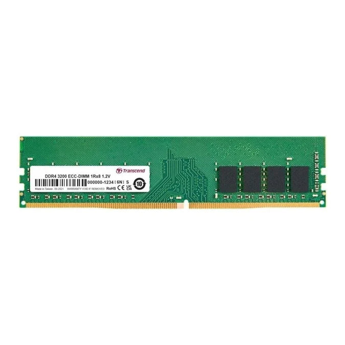 TRANSCEND 32GB DDR4-3200 ECC DIMM 2Rx8 2Gx8 CL22 1.2V