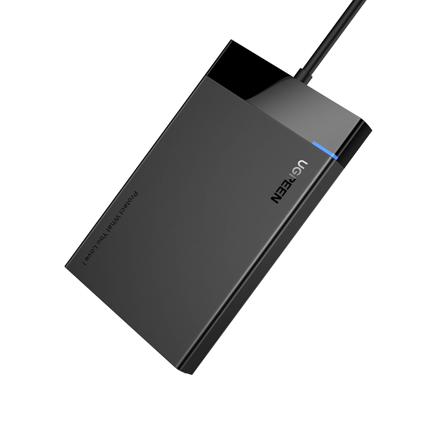 UGREEN USB 3.0 to 2.5” SATA Hard Drive Enclosure (Non-Detachable Cable)-1