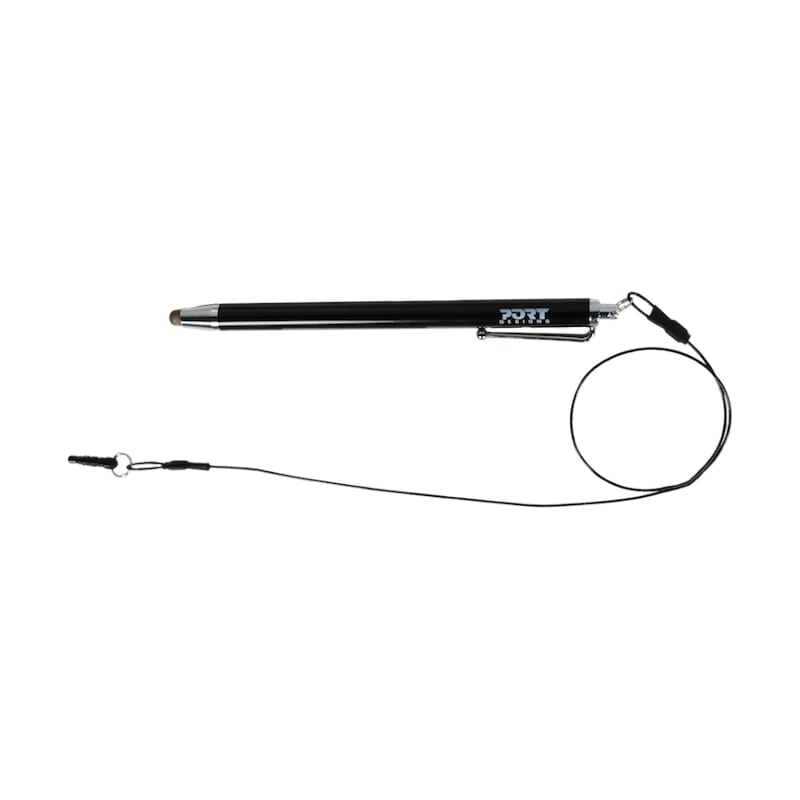 Port Connect 40cm Universal Stylus Cable - Black - Platinum Selection