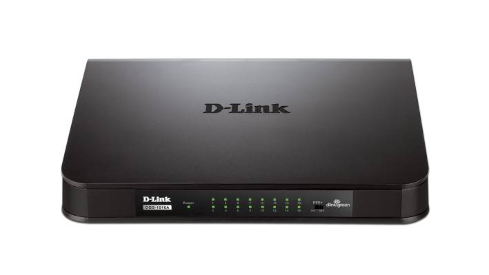 D-Link DGS-1016A 16-Port Gigabit Unmanaged Desktop Switch