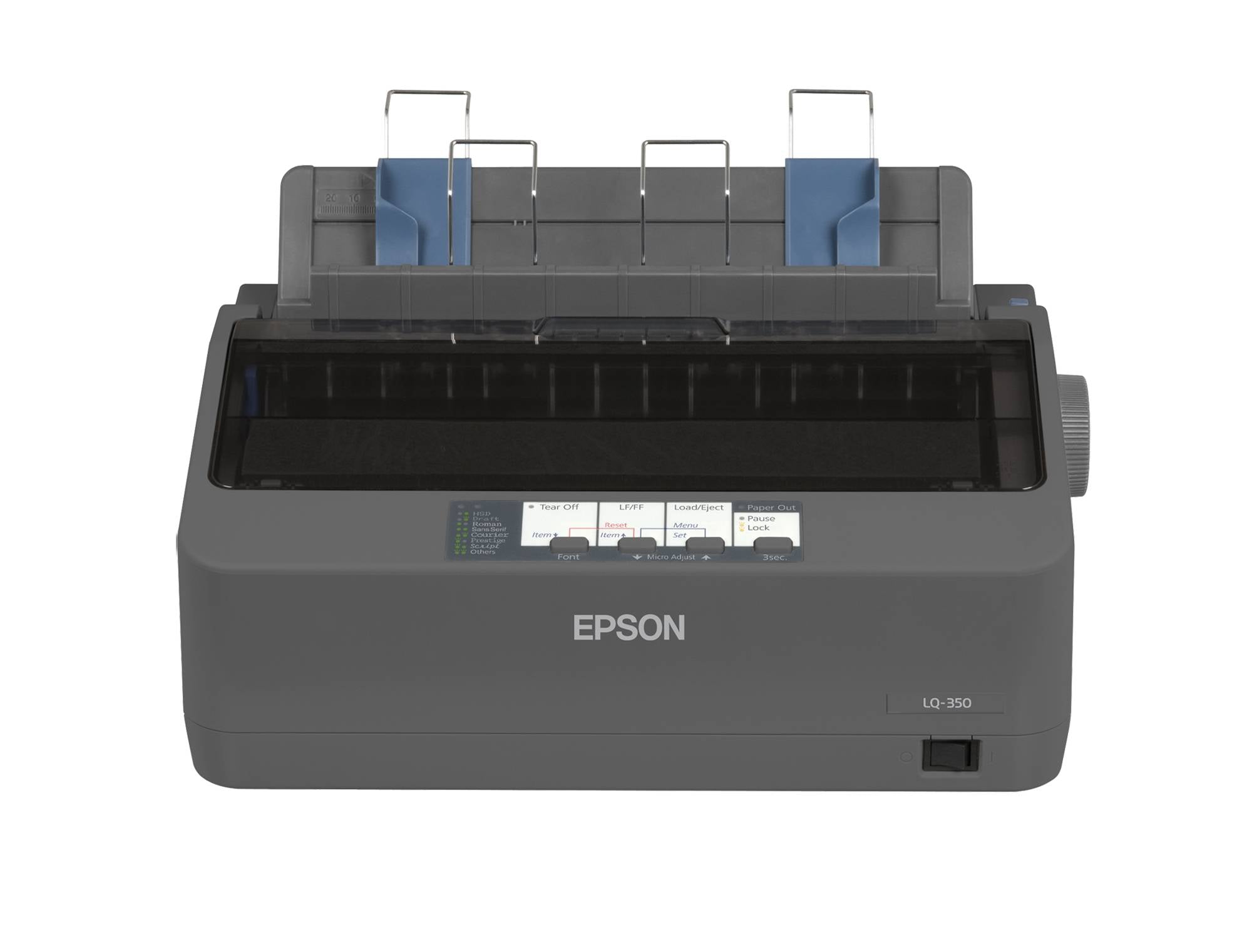 Epson LQ-350; Dot Matrix Printers; Impact dot matrix; 80Â columns; 24 Needles; RS-232; Bidirectional parallel; USB 2.0 Type  B