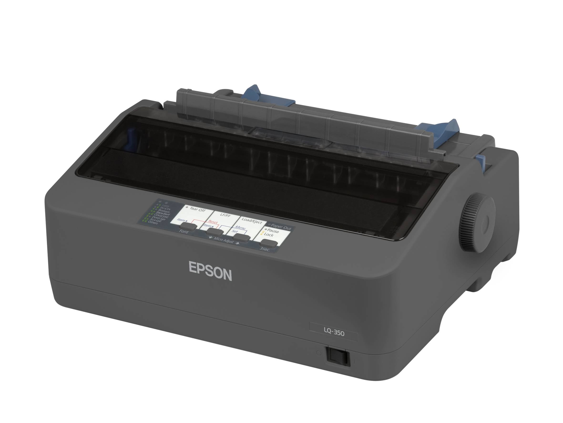 Epson LQ-350; Dot Matrix Printers; Impact dot matrix; 80Â columns; 24 Needles; RS-232; Bidirectional parallel; USB 2.0 Type  B