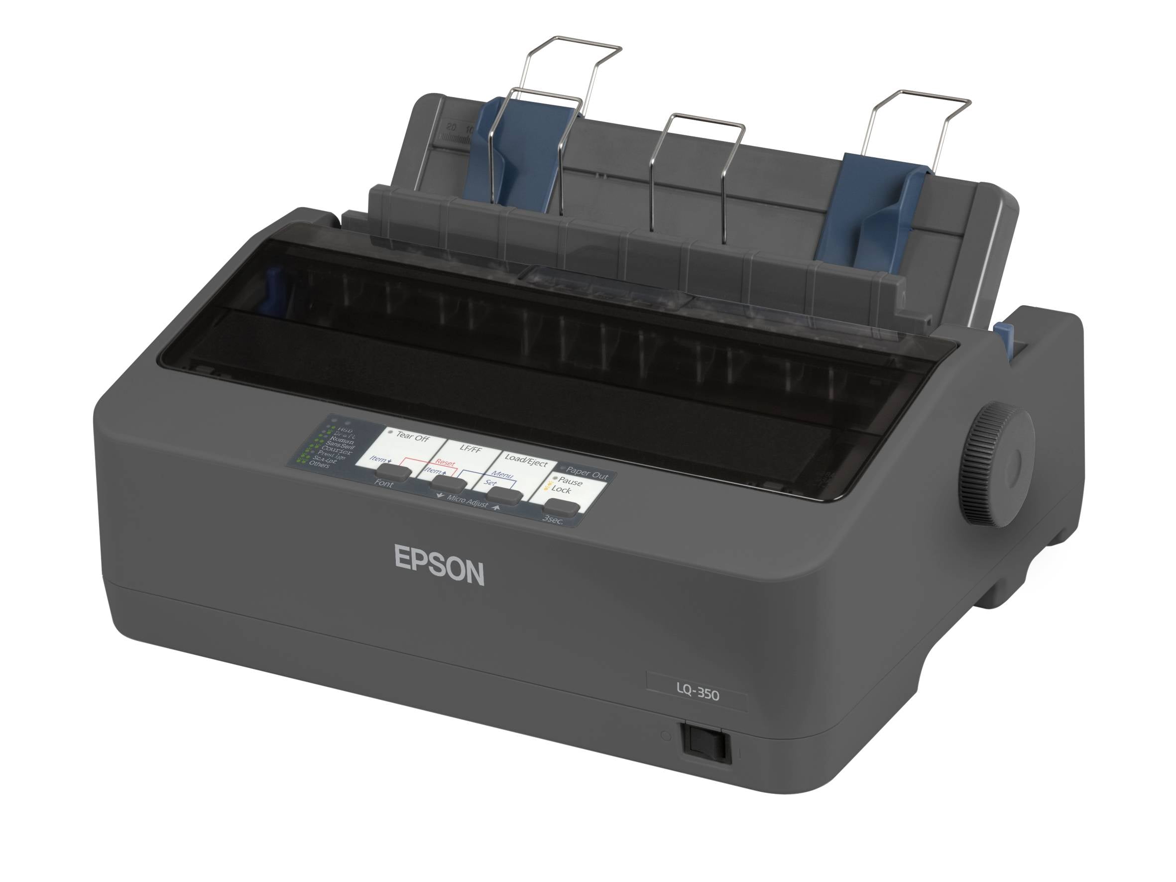 Epson LQ-350; Dot Matrix Printers; Impact dot matrix; 80Â columns; 24 Needles; RS-232; Bidirectional parallel; USB 2.0 Type  B
