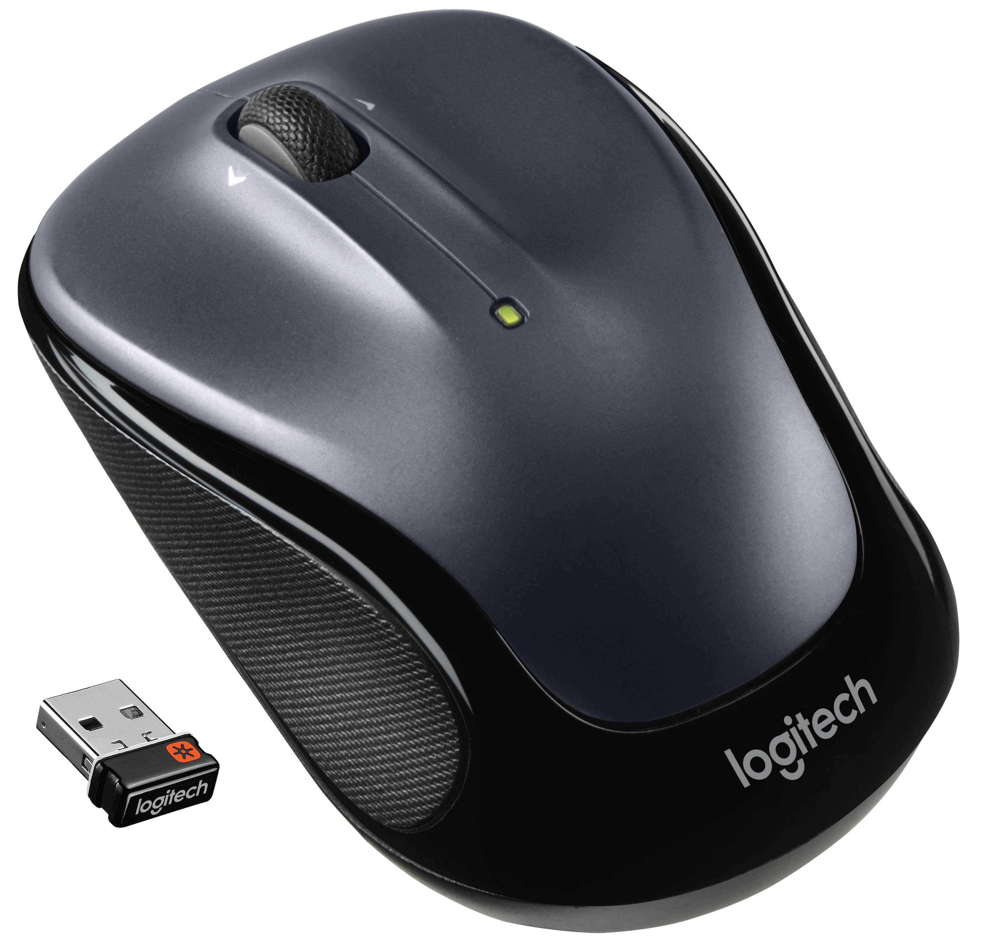 Logitech Wireless Mouse M325 (Dark Silver) Unifying USB receiver 5 buttons Micro precise scrolling Laser grade tracking