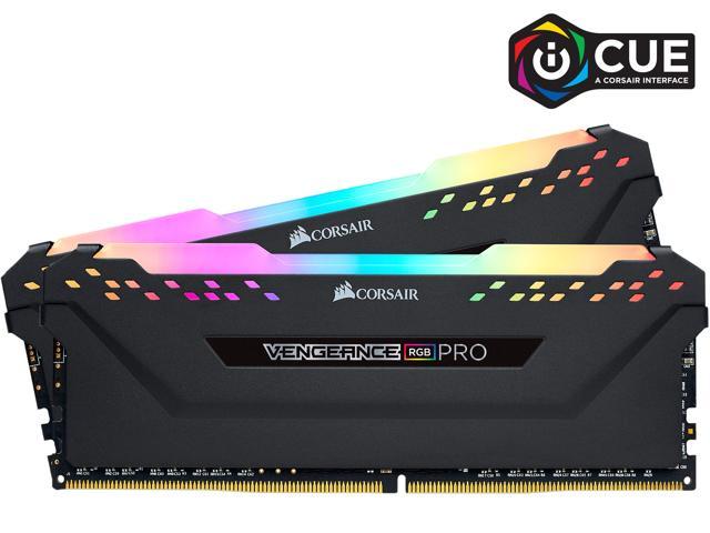 CORSAIR Vengeance RGB Pro (AMD Ryzen Ready) 16GB (2 x 8GB) 288-Pin DDR4 3200 (PC4 25600) Desktop Memory Model CMW16GX4M2Z3200C16