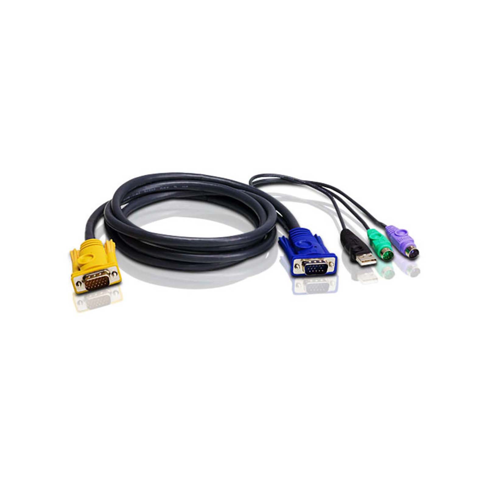 ATEN 3M PS2-USB KVM CABLE-0