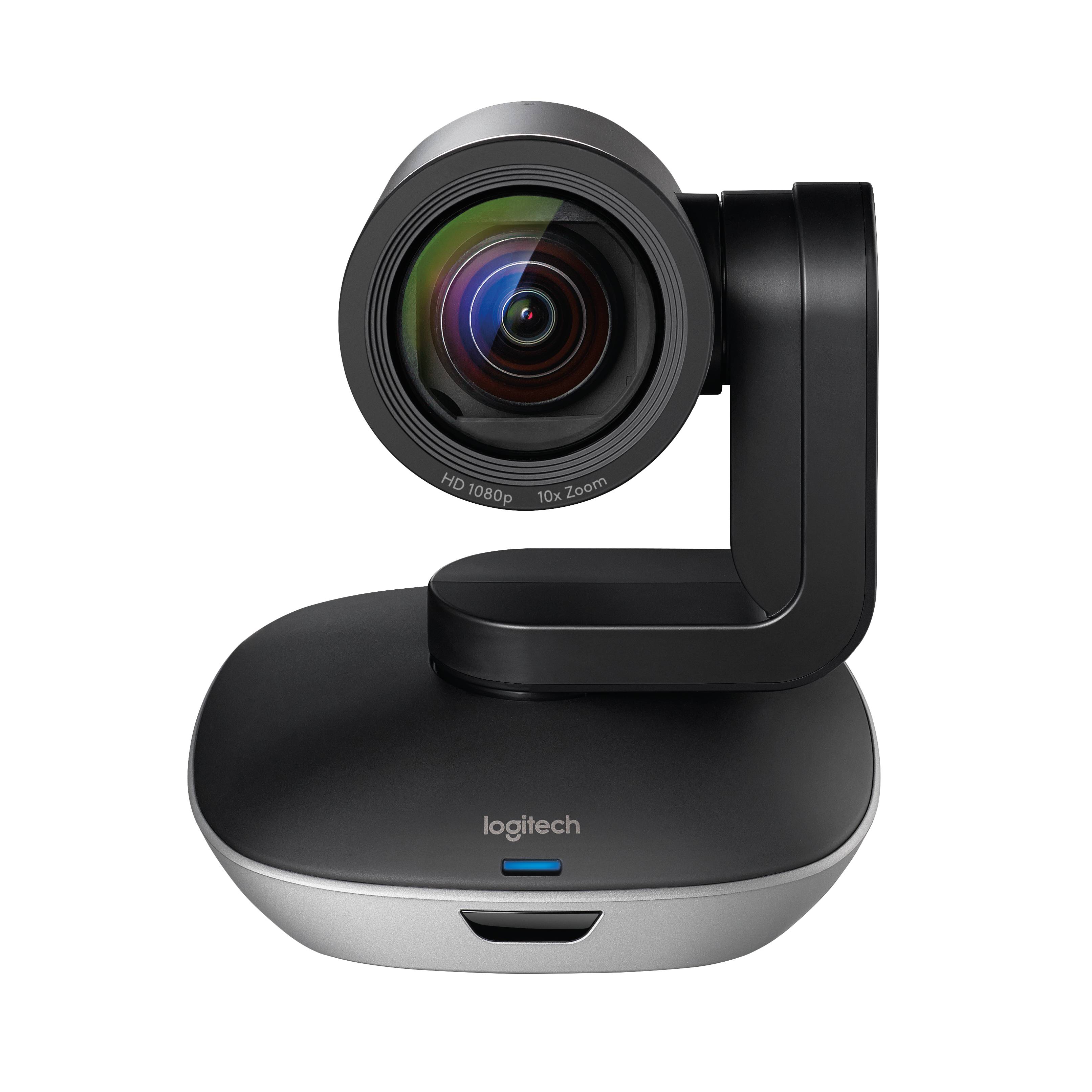 Logitech VC Conference Camera Group package includes Camera speakerphone remote 2 x 5m cables  dual purpose mount