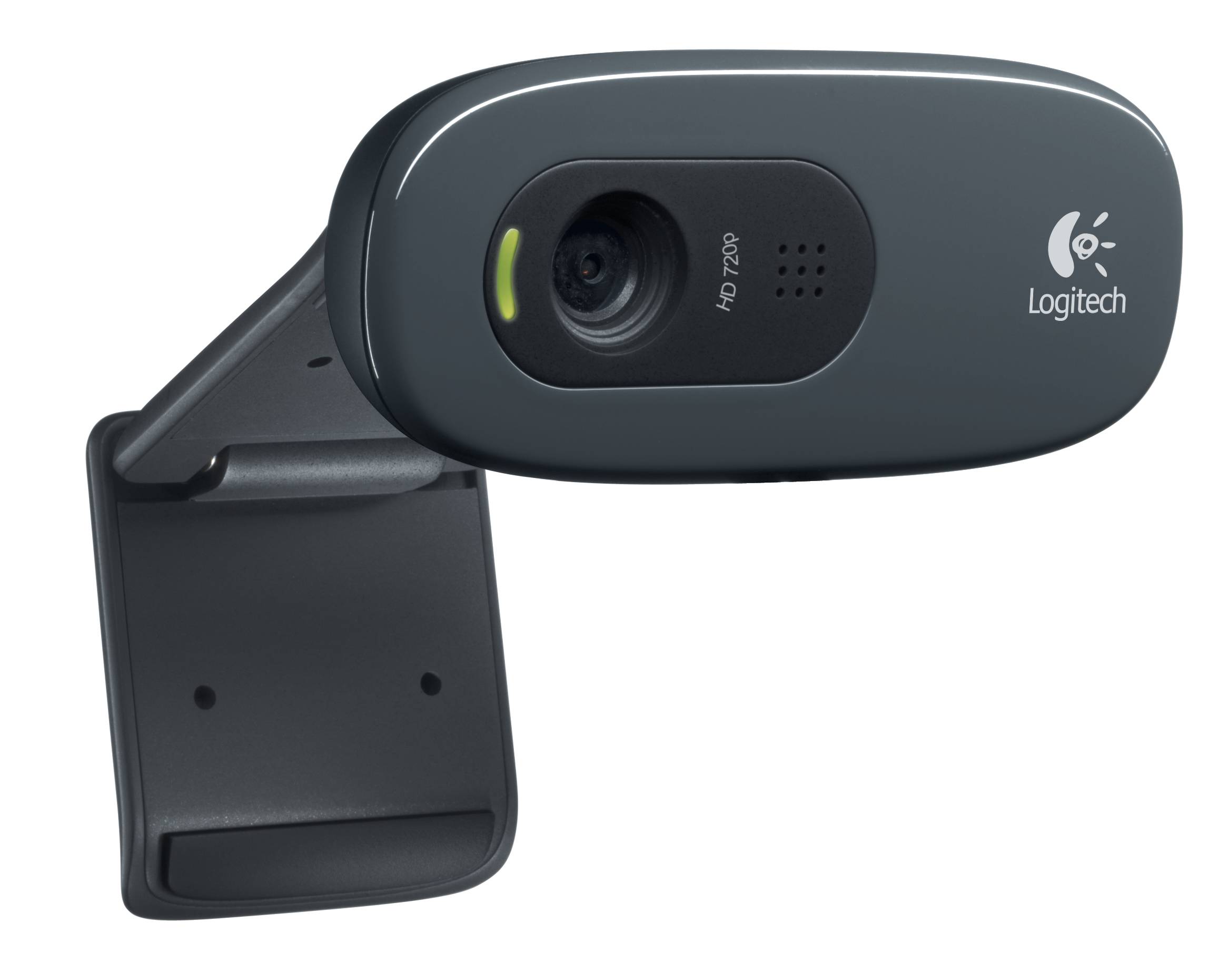 Logitech Webcam C270 HD Still 3MP HD Video Built in Mic Auto focus Grey