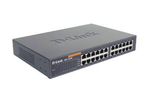 D-Link 24-port UTP 10/100Mbps Auto-sensing; Stand-alone; Unmanaged (Metal Case)