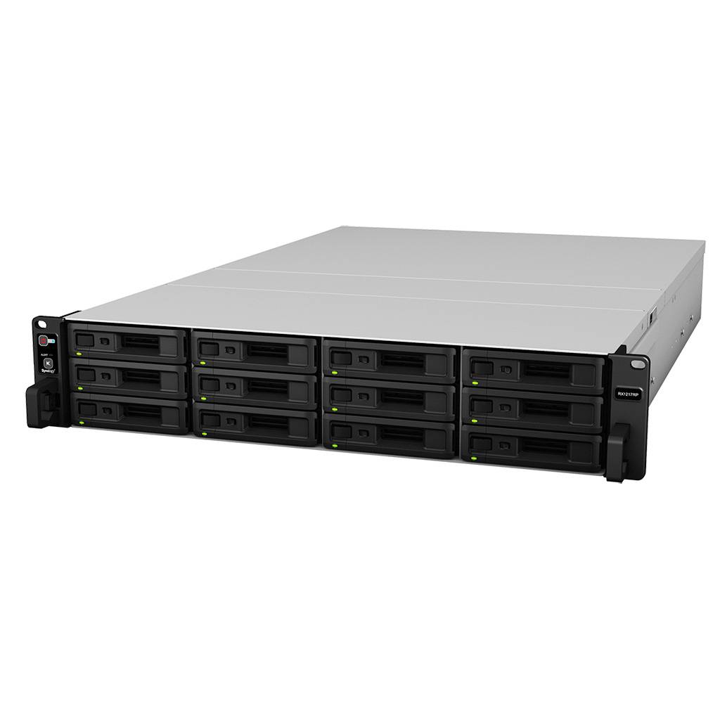 Synology RackStation 12 Bay Expansion Unit for: RS1619xs+; RS3618xs; RS2818RP+; RS2418RP+; RS2418+; RS4017xs+; RS3617xs+