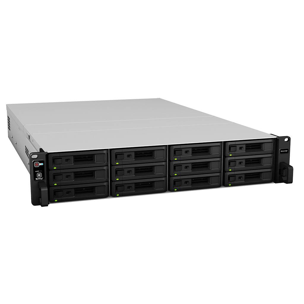 Synology RackStation 12 Bay Expansion Unit for: RS1619xs+; RS3618xs; RS2818RP+; RS2418RP+; RS2418+; RS4017xs+; RS3617xs+