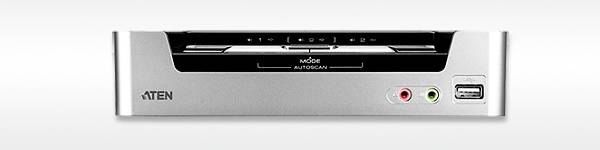 ATEN 2-port USB HDMI KVMP Switch/W/(US/EU/OUT) ADP. ATEN