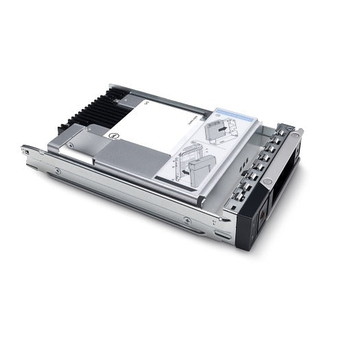 Dell 960GB SSD SATA Mixed Use 6Gbps 512e 2.5in with 3.5in Hyb Carr Cus Kit-0