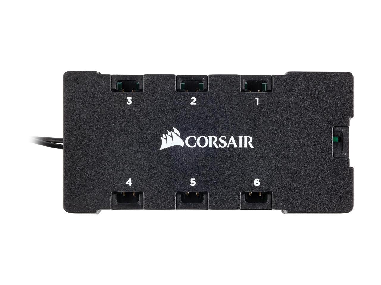 Corsair LL Series CO-9050092-WW LL120 RGB, 120mm Dual Light Loop RGB LED PWM Fan, 3 Fan Pack with Lighting Node PRO, White.