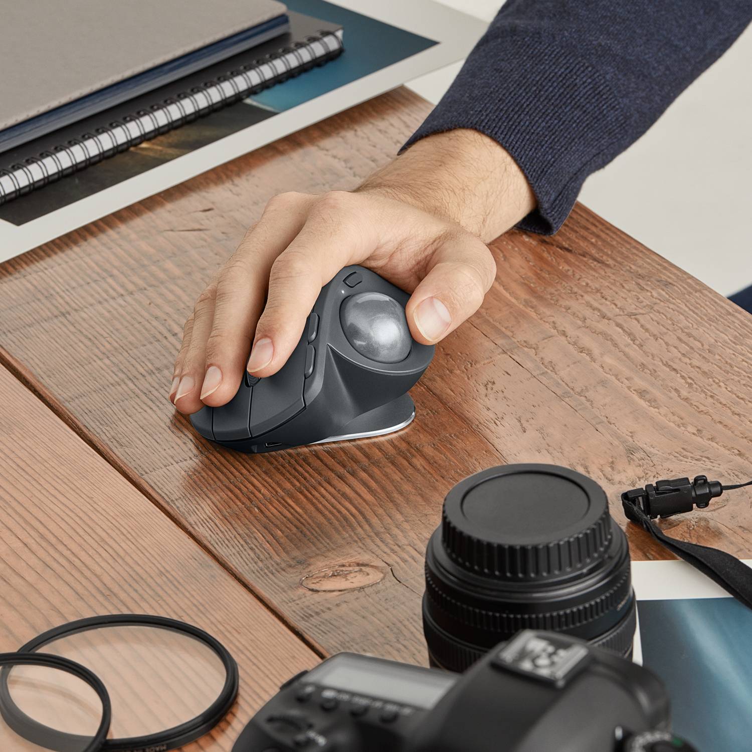 Logitech Wireless Mouse  MX ERGO  Trackball A new standard of comfort and precision Advanced tracking