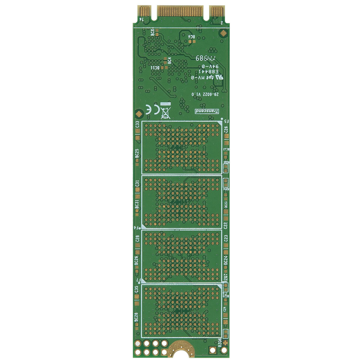 TRANSCEND 240GB MTS820 SATA3 M.2 2280 SSD - TLC - CACHELESS