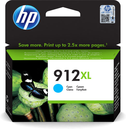 HP # 912XL High Yield Cyan Original Ink Cartridge