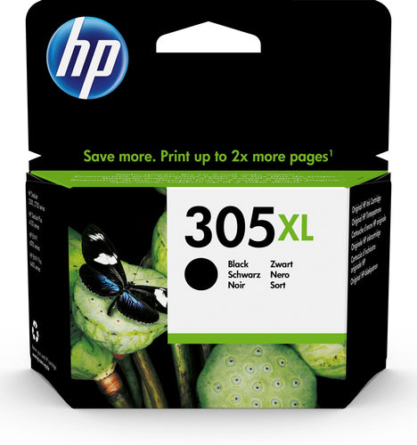 HP #305XL High Yield Black Original Ink Cartridge - HP 2720/4120