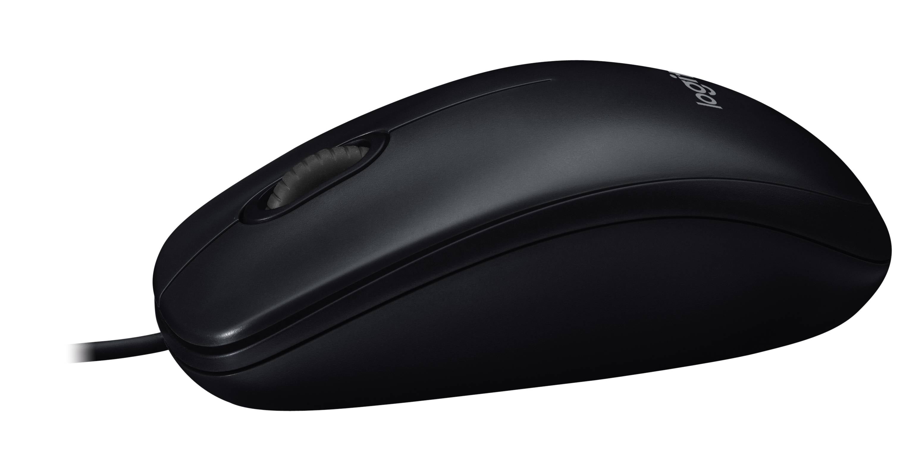 Logitech Corded Mouse M90 (Black) USB 3 buttons optical tracking with wheel