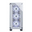 Corsair Crystal CC-9011129-WW 460X RGB Compact Windowed Mid-Tower White ATX Desktop Chassis