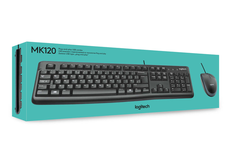 Logitech MK120 USB Keyboard & Mouse