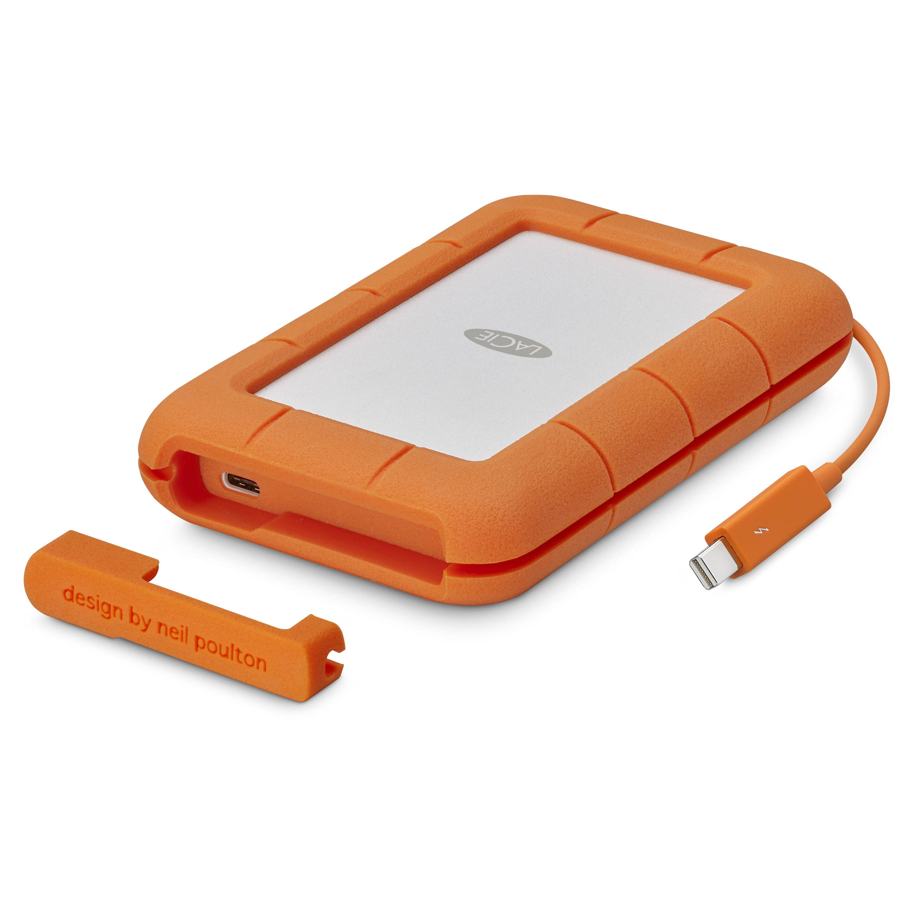 Seagate LaCie 5TB Rugged Mini USB-C; USB3.0; Drop; Crush and Rain Resistant