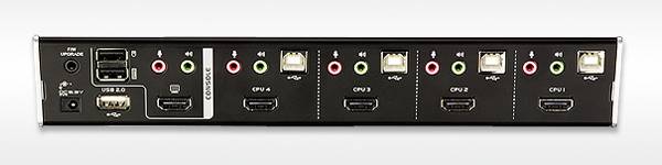 ATEN 4-port USB HDMI KVMP Switch/W/(US/EU/OUT) ADP. ATEN