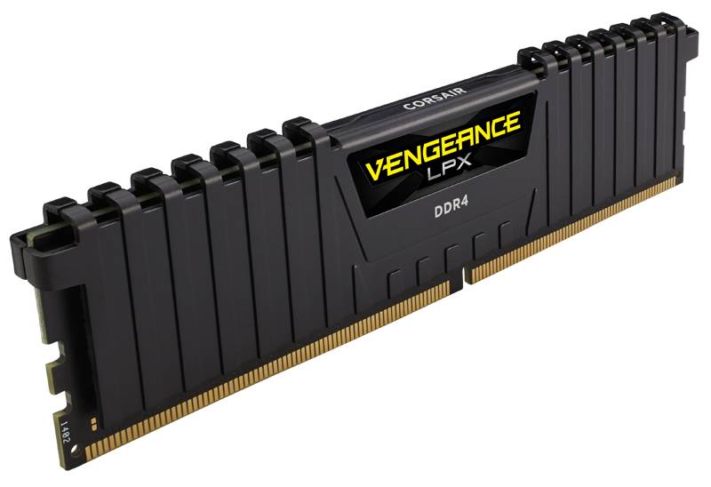 Corsair VENGEANCEÂ® LPX 8GB (1 x 8GB) DDR4 DRAM 3000MHz C16 Memory Kit; 16-20-20-38; 1.2V; Black