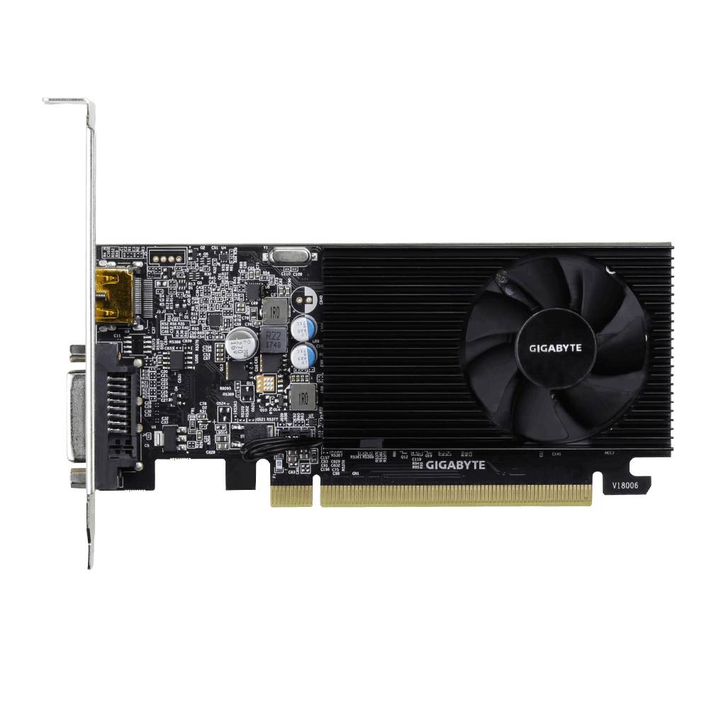 GIGABYTE NVIDIA GT 1030 2048 MB GDDR4 PCI-EXPRESS GRAPHICS CARD