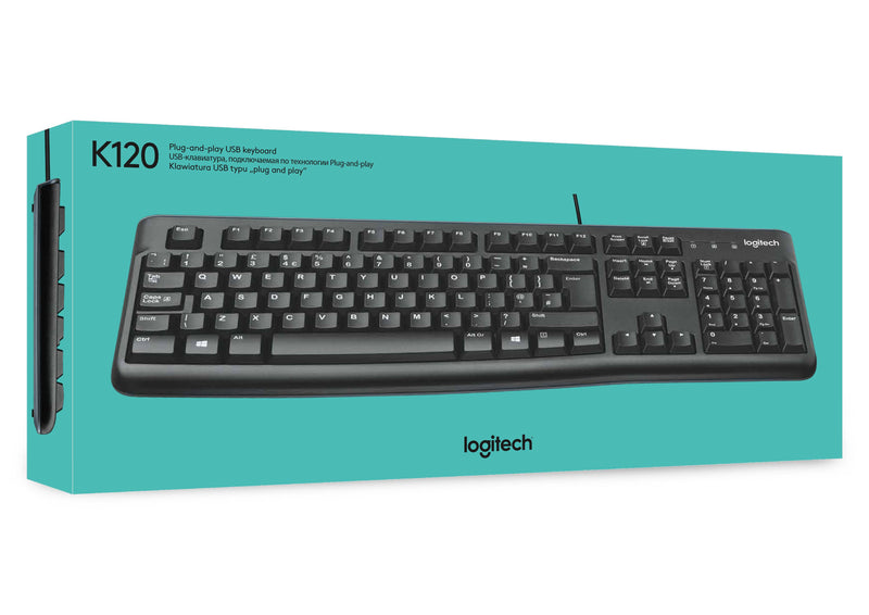 Logitech K120 USB Corded Keyboard