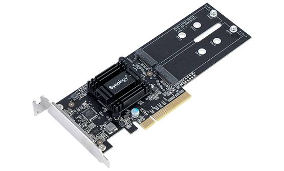 M.2 SATA SSD Adapter for: DS2419+; DS1819+; DS1618+; and more