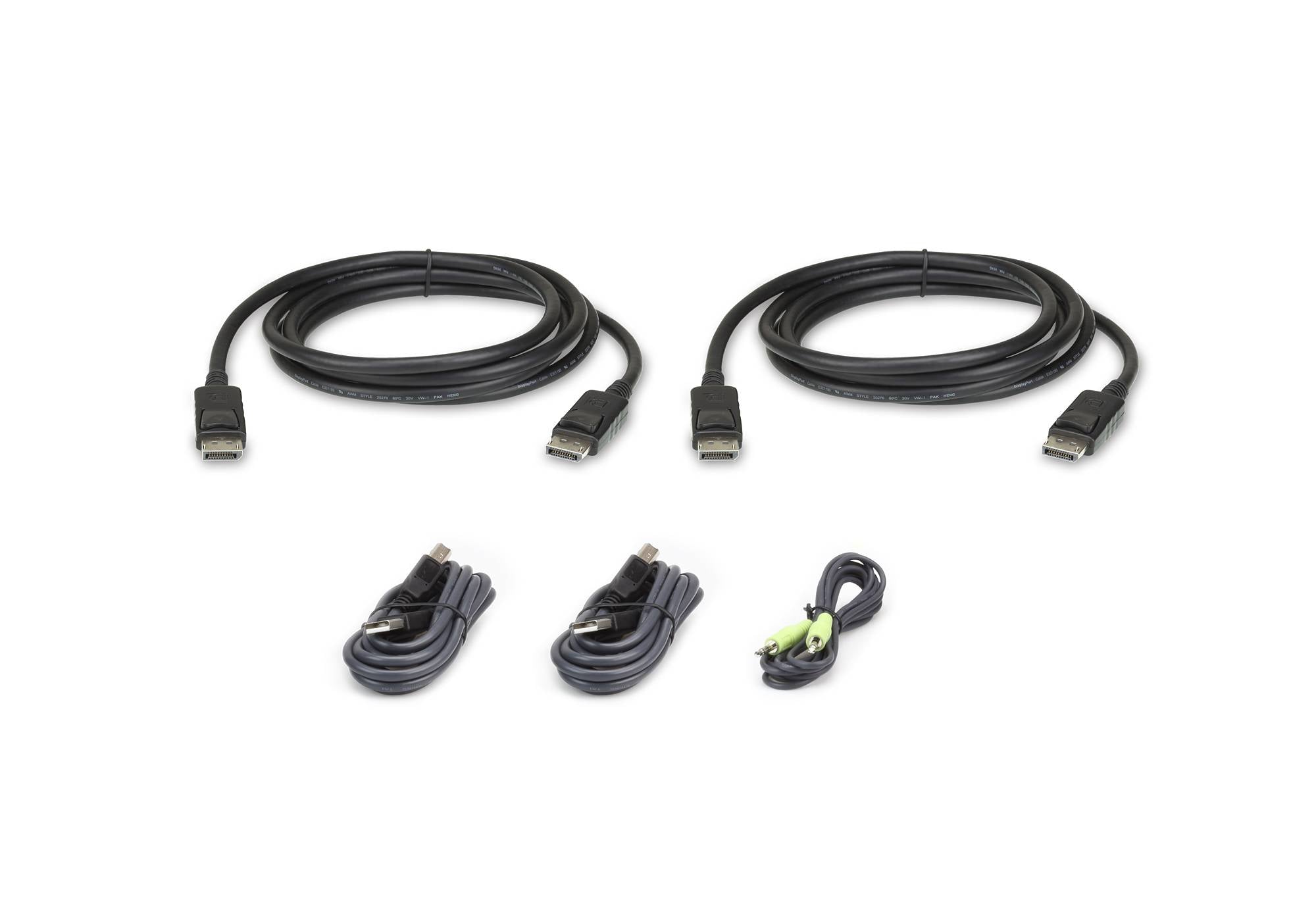 ATEN 1.8M Dual Display DisplayPort Secure KVM Cable Kit