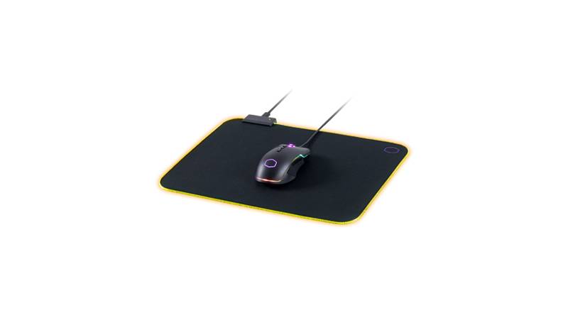 Cooler Master MP750 Medium Flexible RGB Mousepad; Smooth Surface; Thick RGB borders; Water Repellent Coating