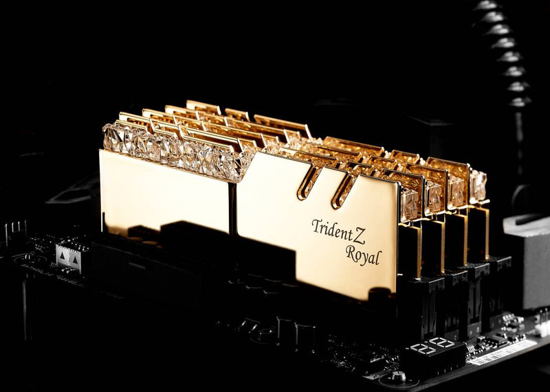 G.SKILL Trident Z Royal 16GB (2x8GB) DDR4-3600MHz Memory - Gold