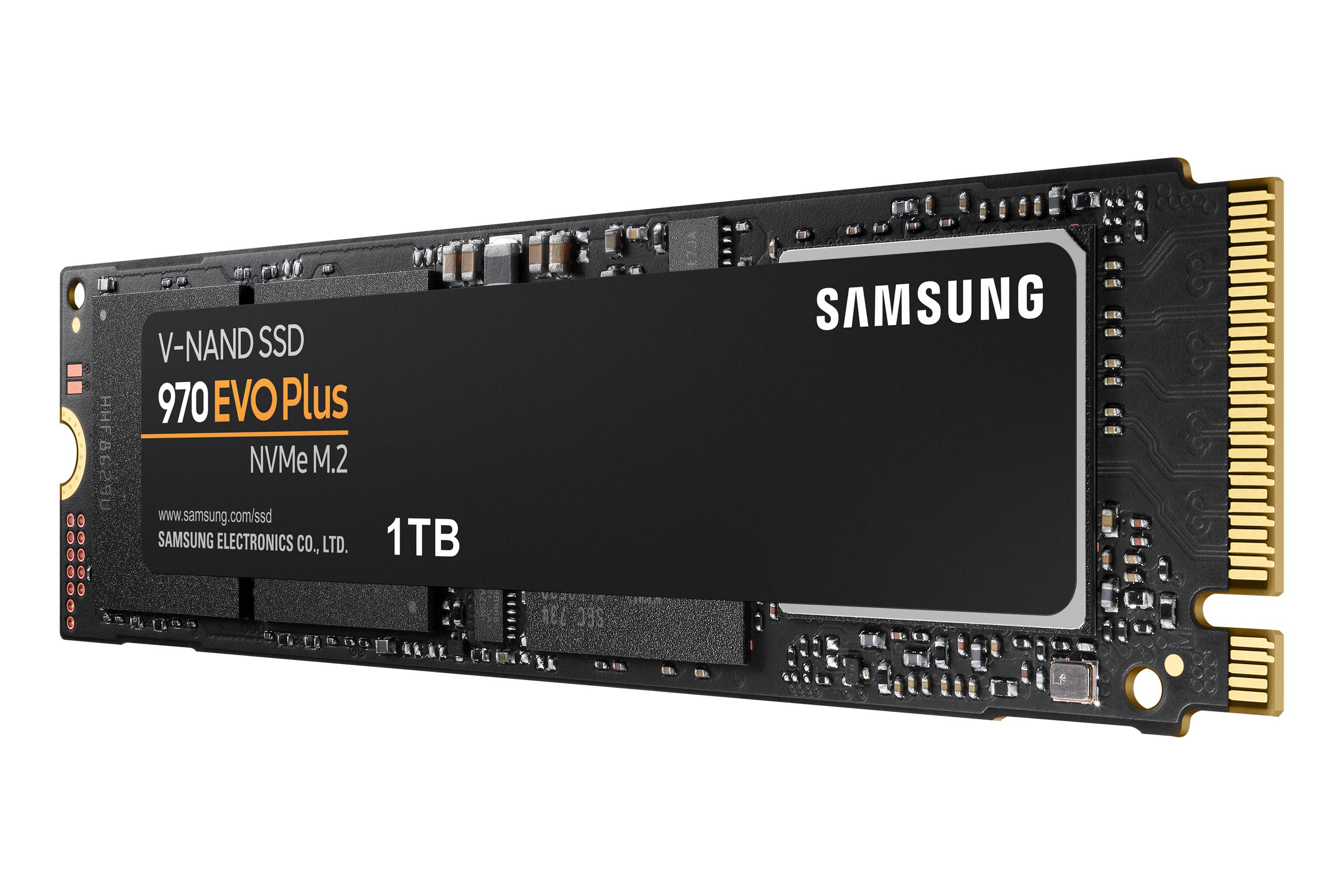 SAMSUNG 970 EVO Plus 1TB NVMe SSD - Read Speed up to 3500 MB/s; Write Speed to up 3300 MB/s 600 TBW; 1.5 M Hrs MTBF