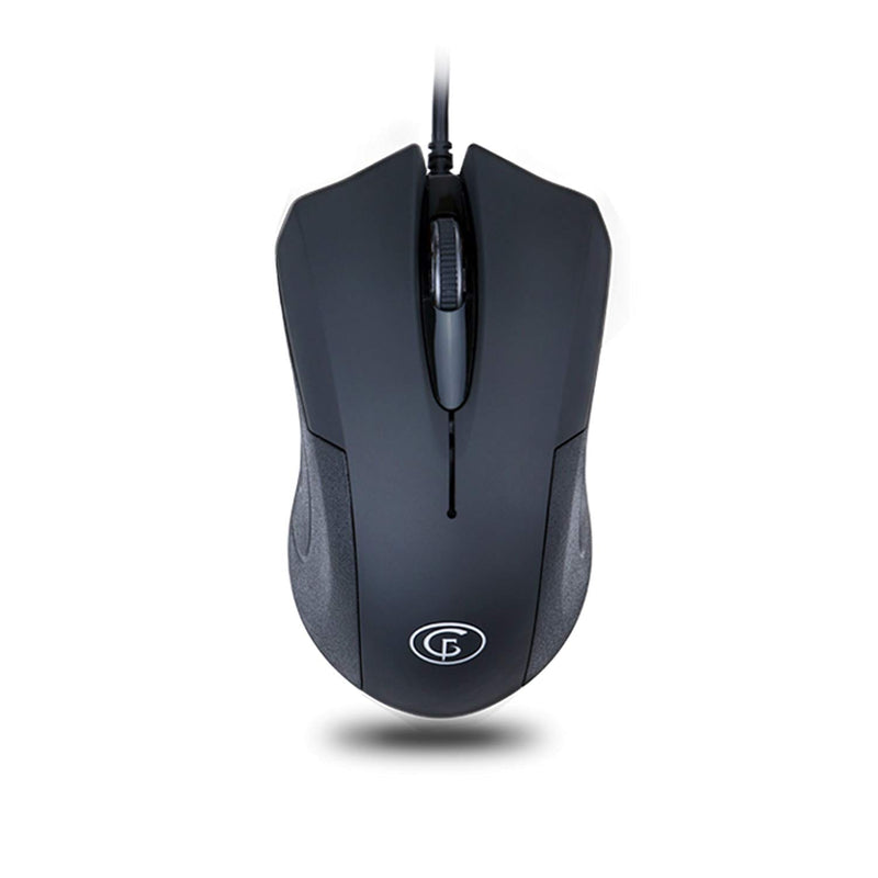 GoFreetech Wired 1000DPI Mouse - Black - Platinum Selection