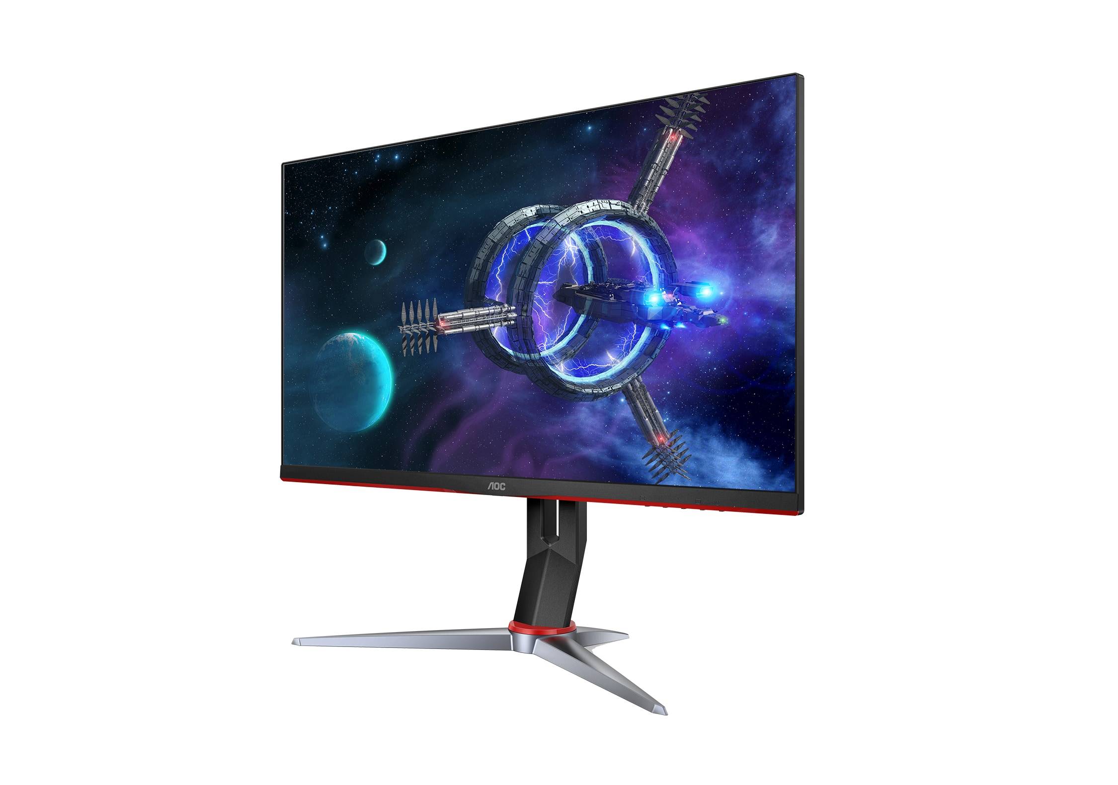 AOC 27'' Monitor  FHD 144hz FreeSync; VESA; Low blue light; Flicker Free; Narrow Bezel; 4 year warranty.