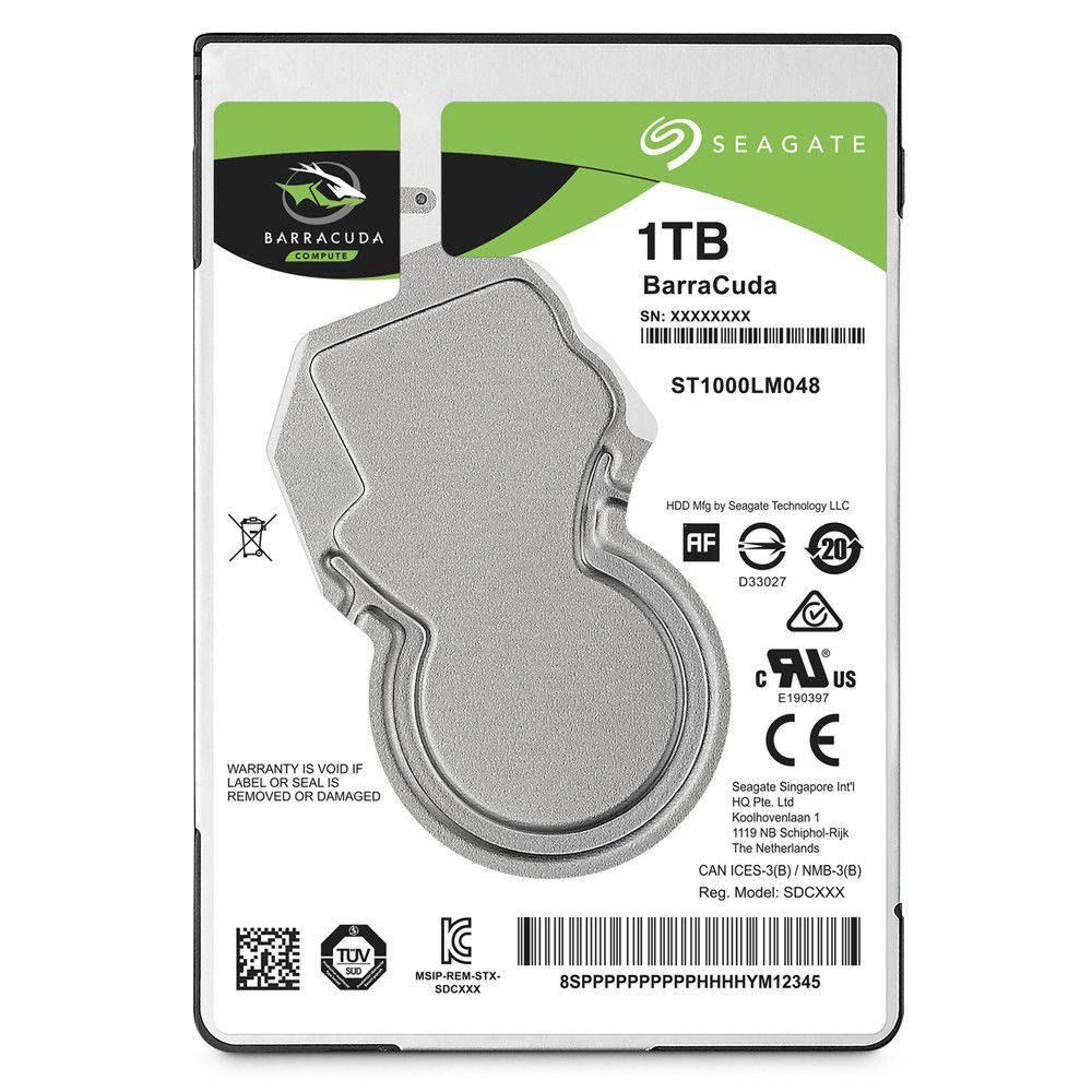 SEAGATE 1TB 2.5 BARRACUDA HDD 7MM 128MB CAHCE